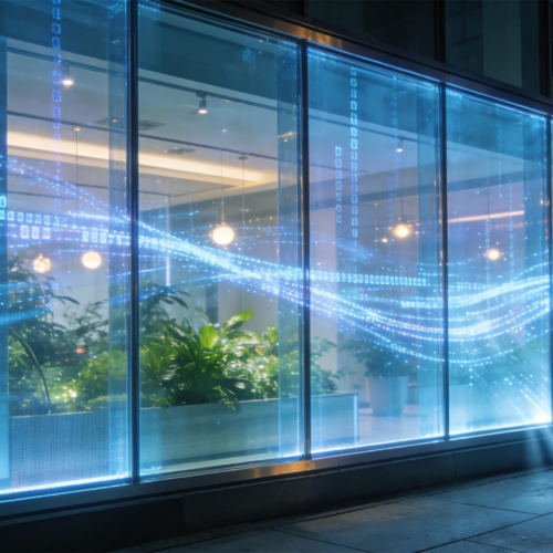 Flexible Film Transparent Screen - Transparent Led Display - Shenzhen LinXi Led Co., Ltd